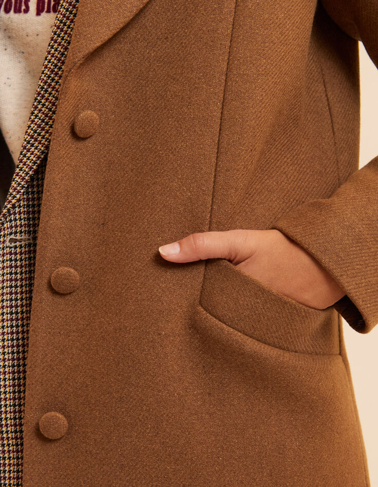 Manteau long camel I.Code-6