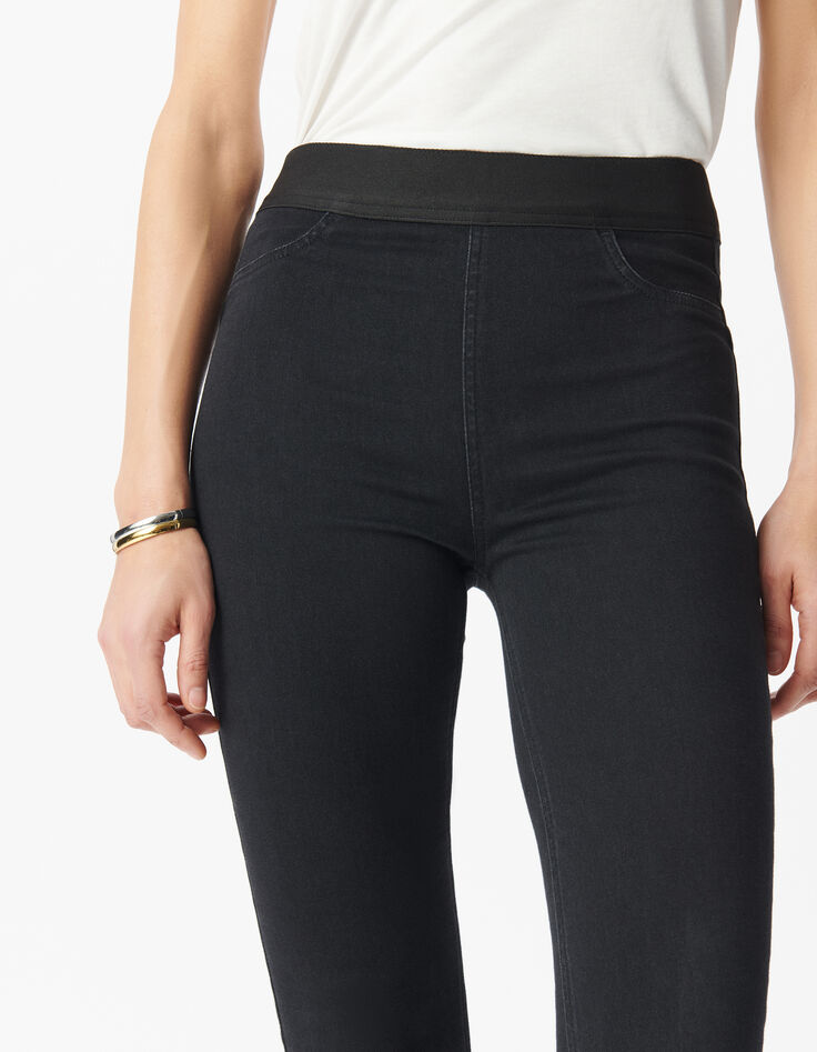 Jean jegging noir powerstretch 7/8e Femme-4