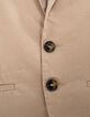 Boys' dark beige suit jacket-6