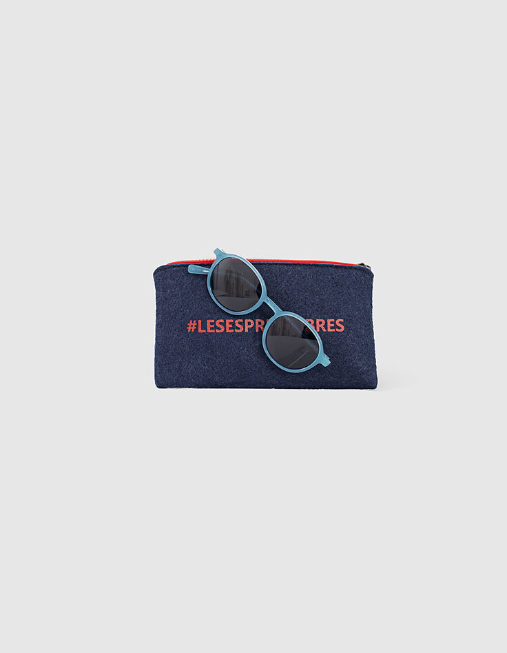 Lunettes solaires bleu persan-7