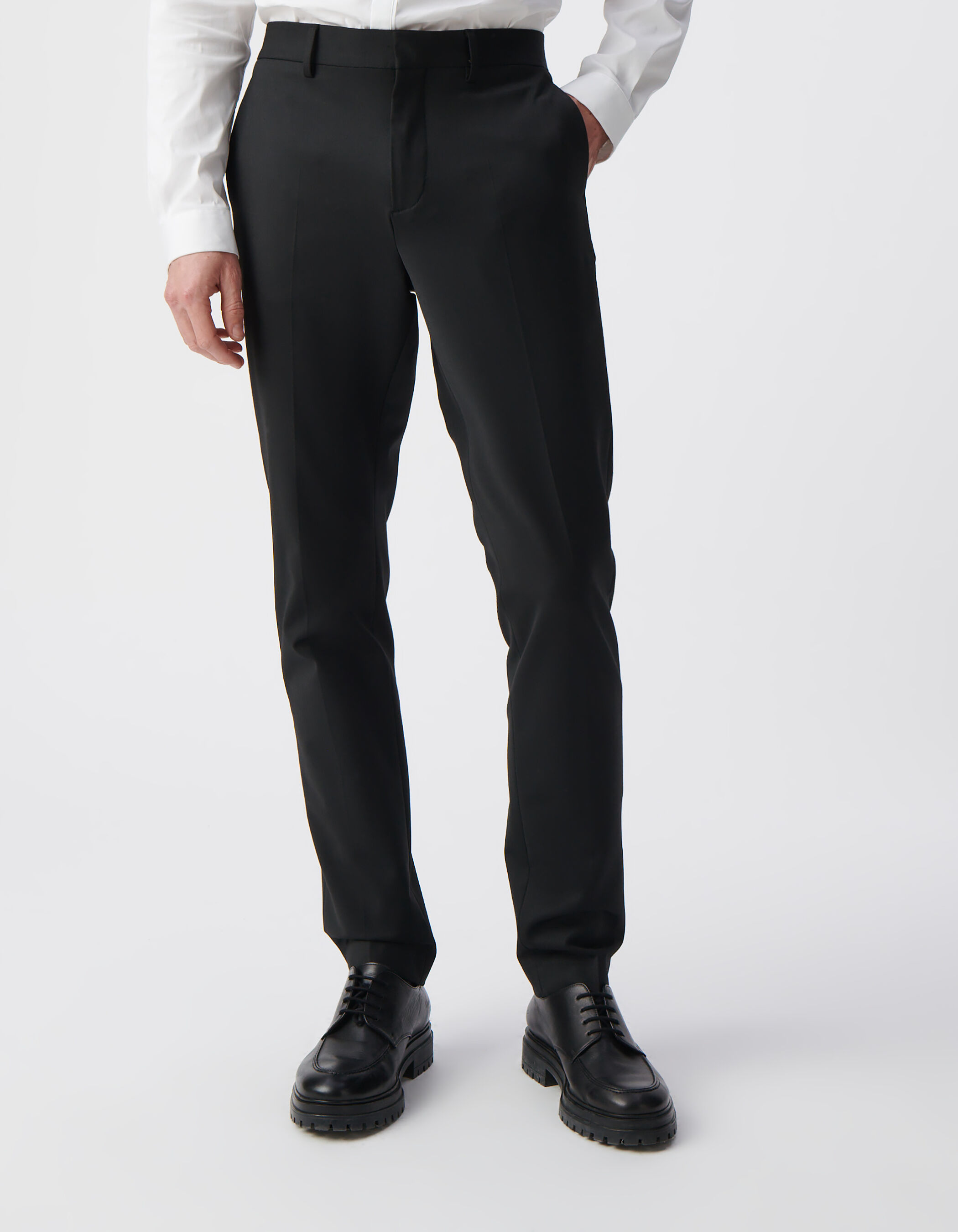 Pantalon de costume SLIM noir TRAVEL SUIT Homme