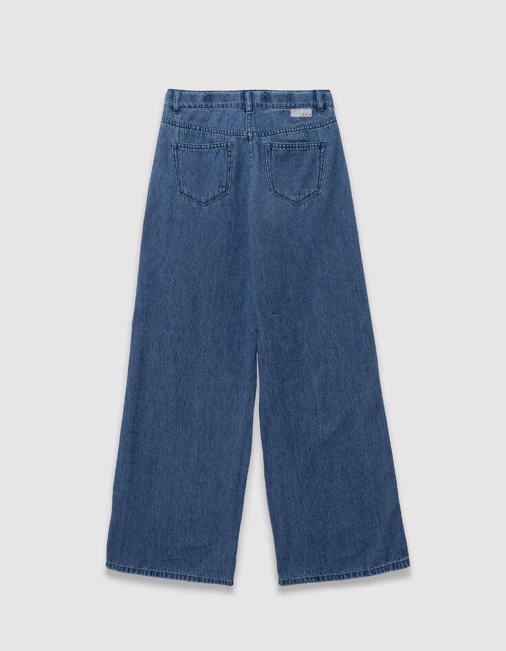 Soft blue jeans for girl-3
