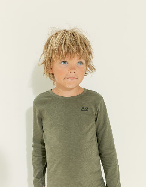 Khaki Essential organic cotton T-shirt