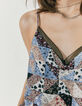 Top viscosa Ecovero&reg; patchwork floral mujer-4