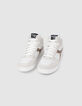 Baskets blanches et imprimé léopard Diadora® femme-2