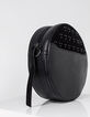 Sac à main rond noir en cuir avec clous I.Code-4