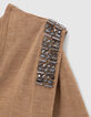 Camiseta camel lúrex hombros joya-7
