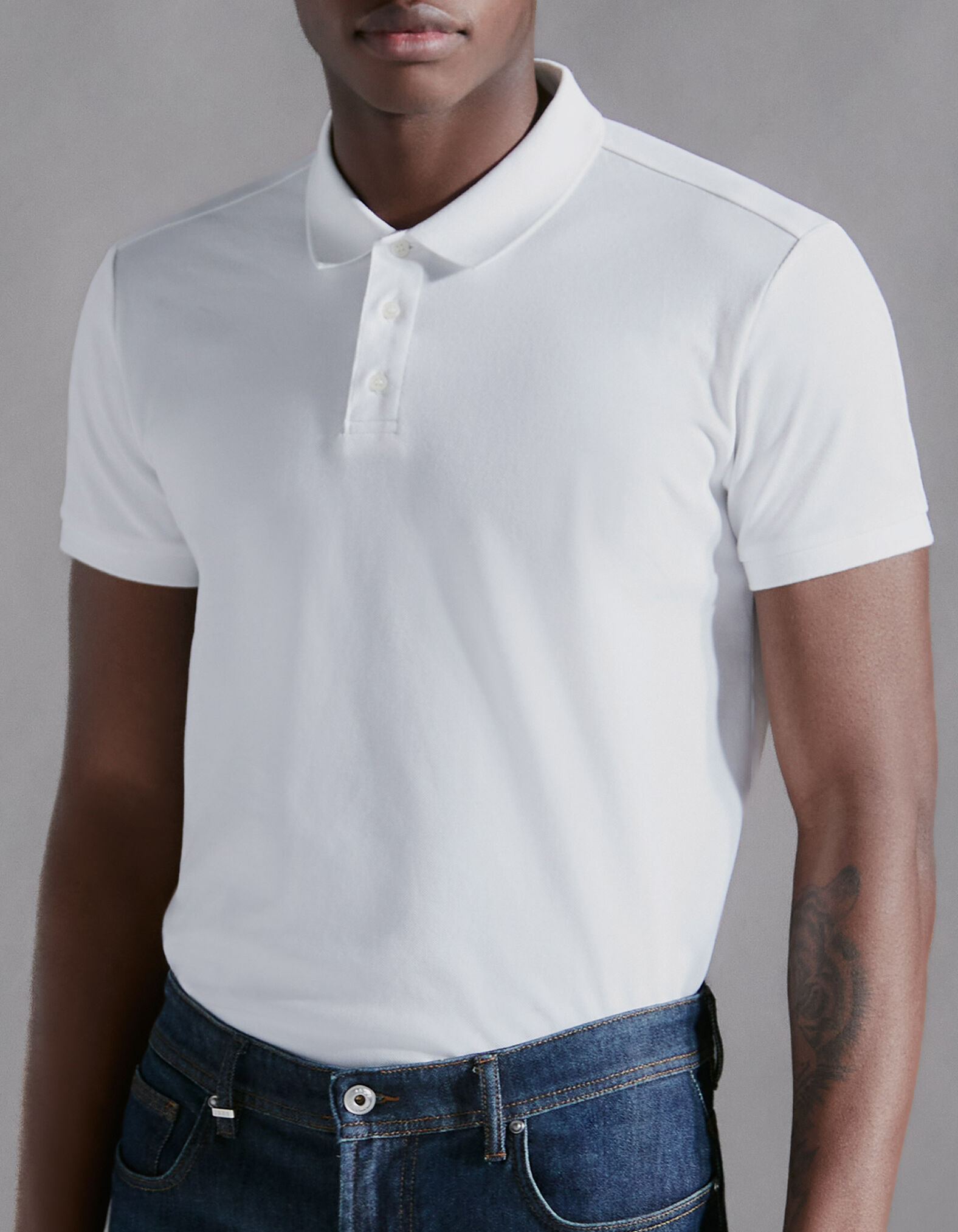 Witte poloshirts sales