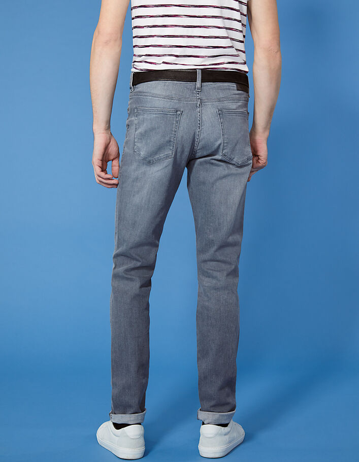 Men's grey slim jeans - IKKS