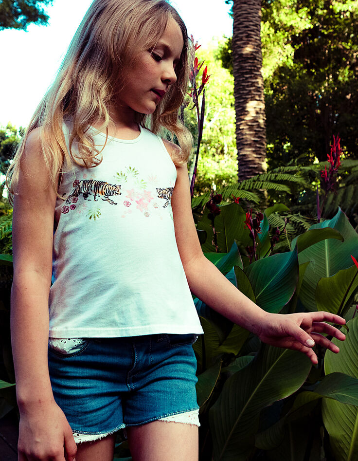 Short jean fille-1