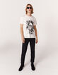 Tee-shirt off white visuel tête de mort bio Homme-7