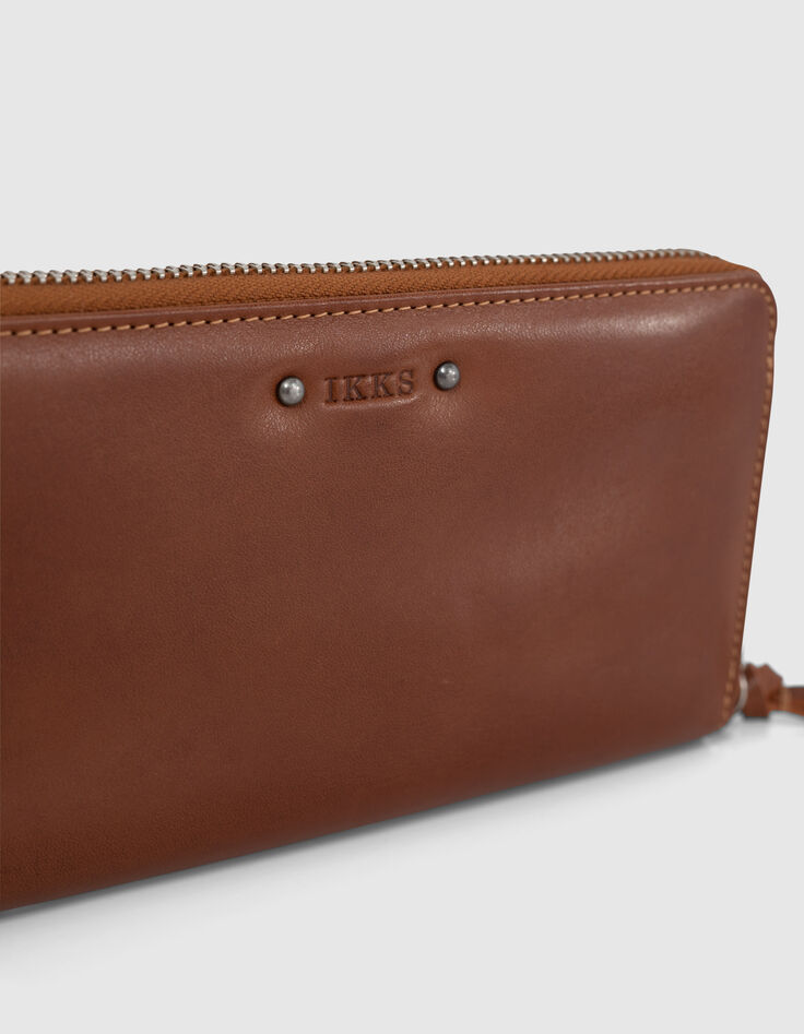 Cartera 1440 COMPAGNON NOISETTE acolchado espiga mujer-5