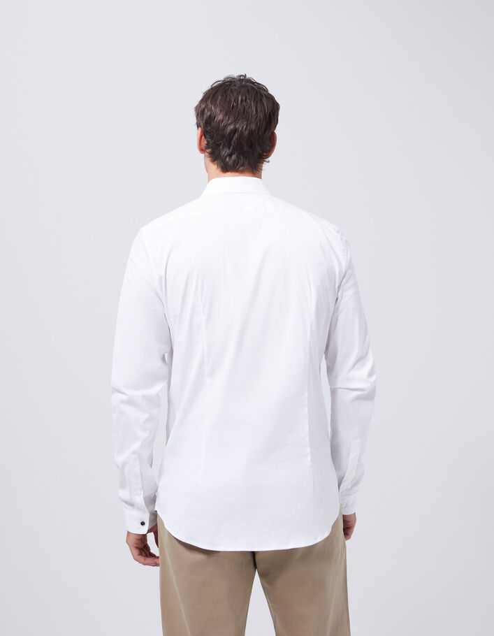 Weißes SLIM-Herrenhemd EASY CARE-3