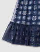 Falda azul marino bimaterial tul Harry Potter niña-6