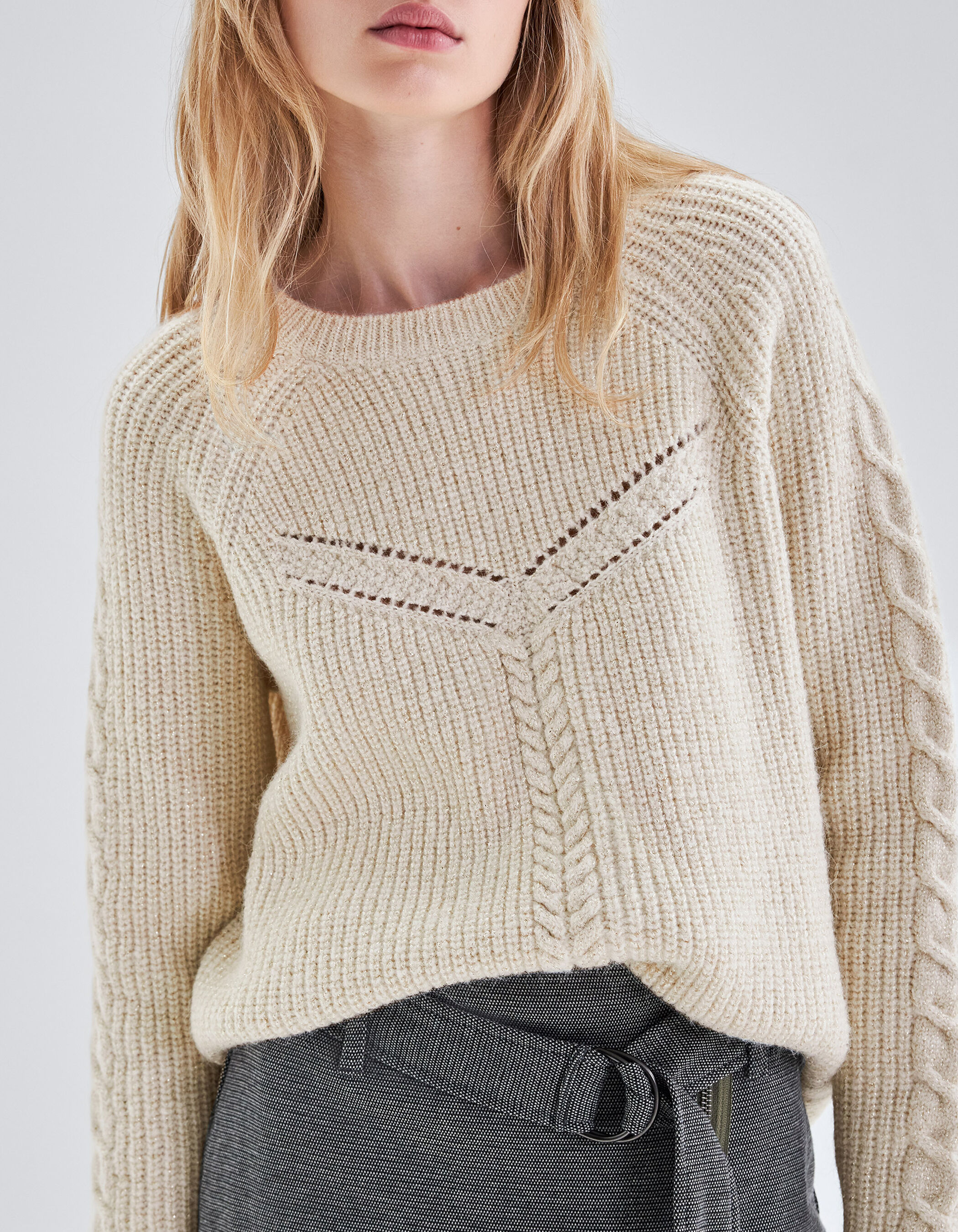 Pull deals ecru femme