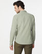 Lindgrünes Herren SLIM-Hemd aus Baumwoll-Voile-3