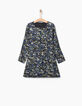 Robe à manches longues imprimé camouflage fille-2
