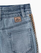 Light Blue M&auml;dchen-Jeansshorts mit Seitenstreifen-6