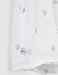 Girls’ ecru cotton gauze embroidered dress-5