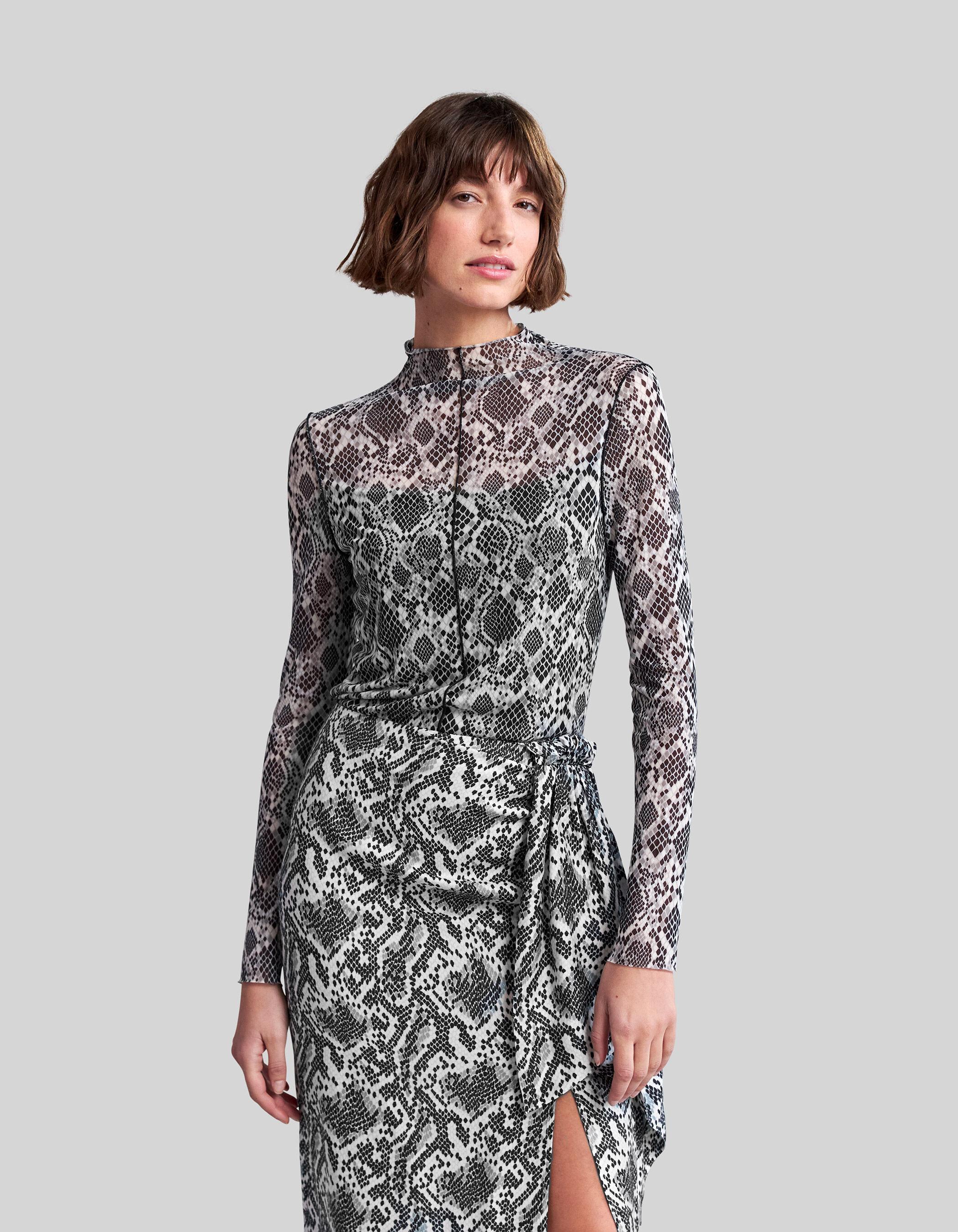 Vetement femme on sale imprimé python