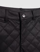 Schwarze Mädchensteppshorts Mini Me-2