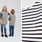 Unisex organic cotton sailor-stripe Gender Free T-shirt - IKKS image number 2
