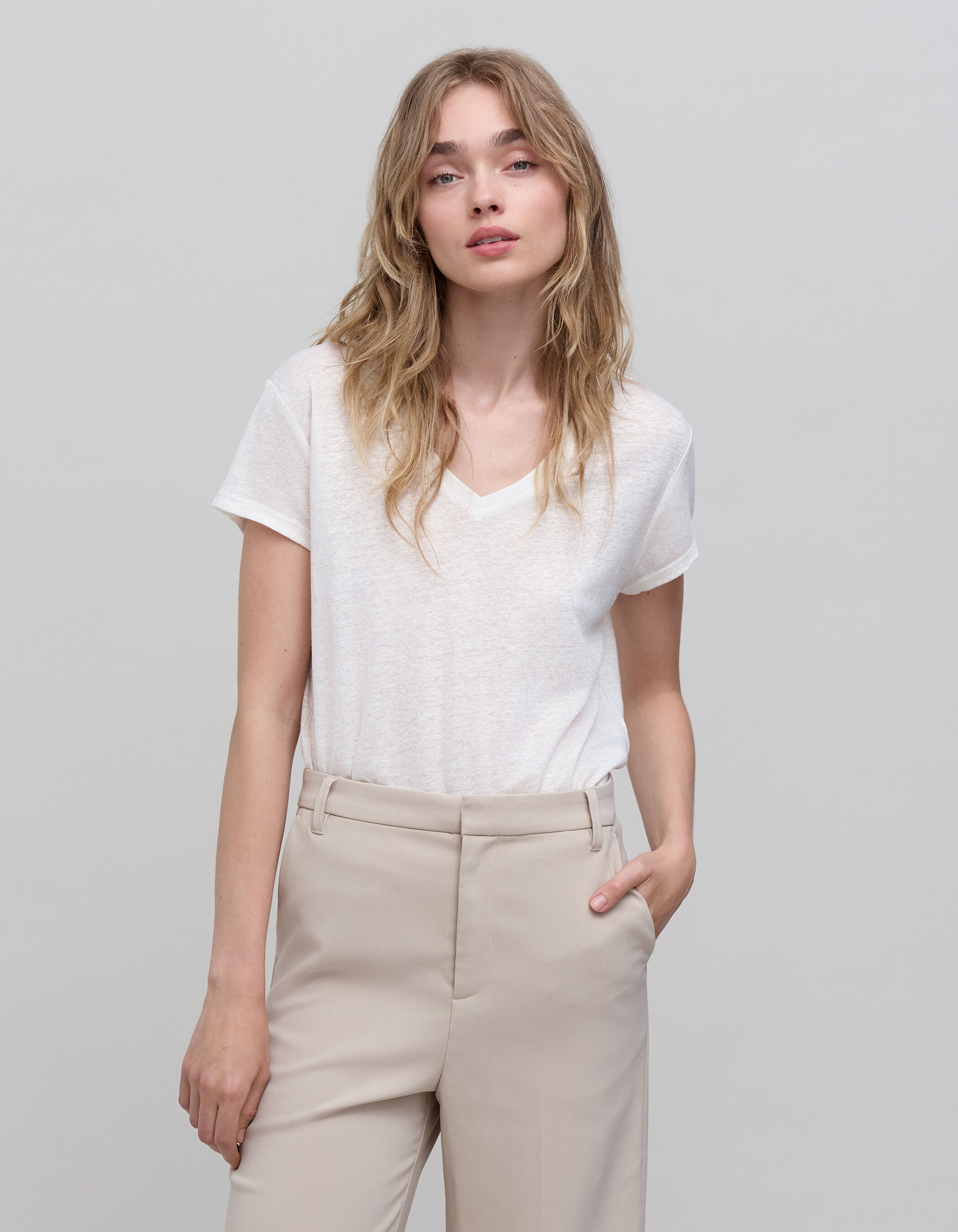Women s linen T shirt IKKS