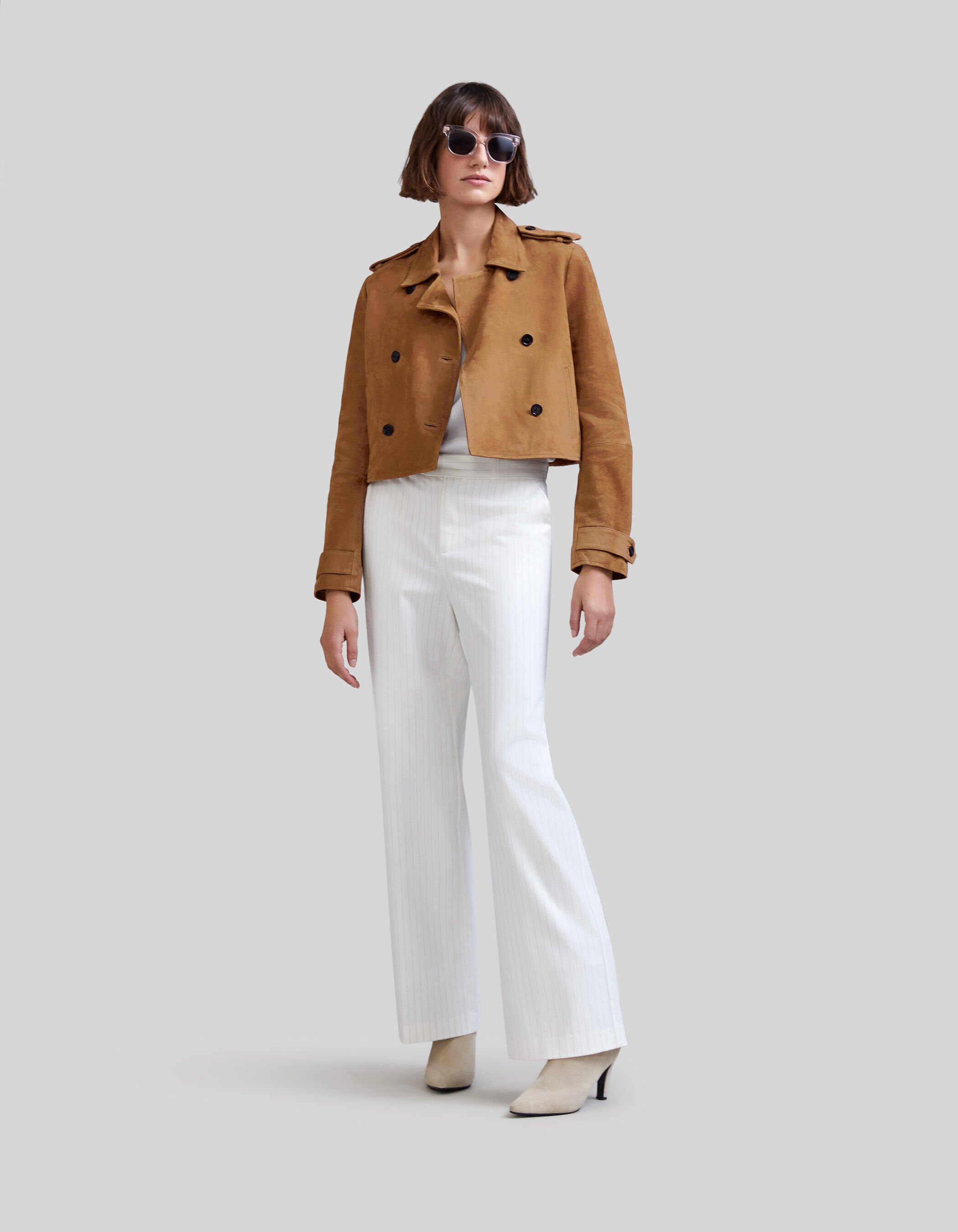 Camel suede jacket womens online