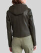 Chaqueta cuero wakame estilo motero capucha-3