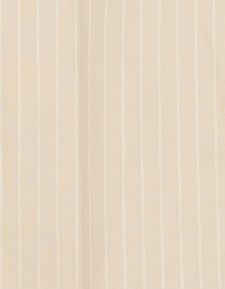 Pantalon de tailleur beige motif rayures tennis Femme-7