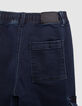 Jean JOGGER bleu forme loose garçon-7
