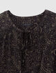 Women’s khaki LENZING™ ECOVERO™ floral paisley blouse-4