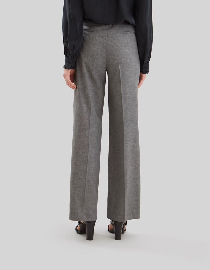 Pure Edition – Women's black semi-plain suit trousers - IKKS