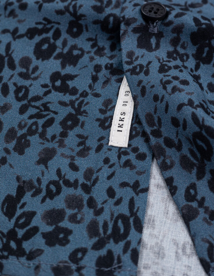 Men’s storm LENZING™ ECOVERO™ flowery SLIM shirt-5