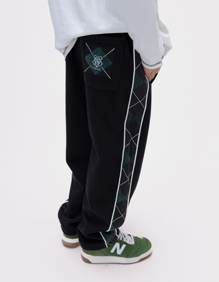 Pantalón verde damero Harry Potter niño-3