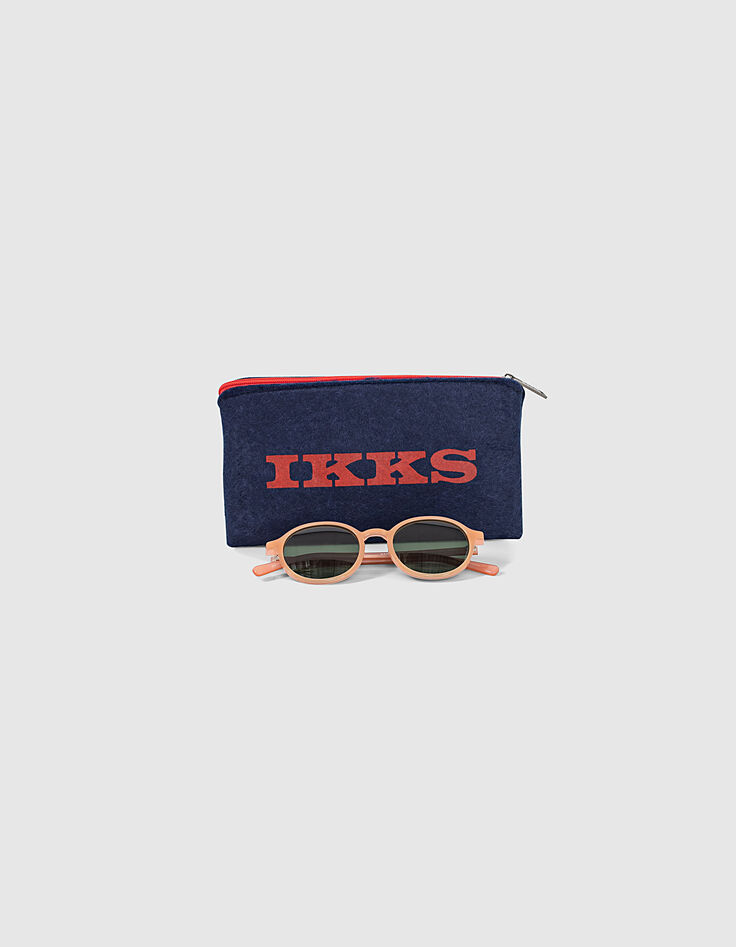 Aprikosenfarbene Sonnenbrille-6
