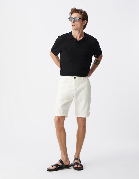 Men’s chalk TAPERED CHINO Bermudas - IKKS
