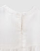 Robe écrue jacquard plastron brodé fille-6