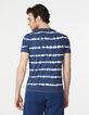 Tee-shirt indigo tie and dye Homme-3