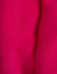 Vestido rosa vivo tejido gofrado plumetis niña-10