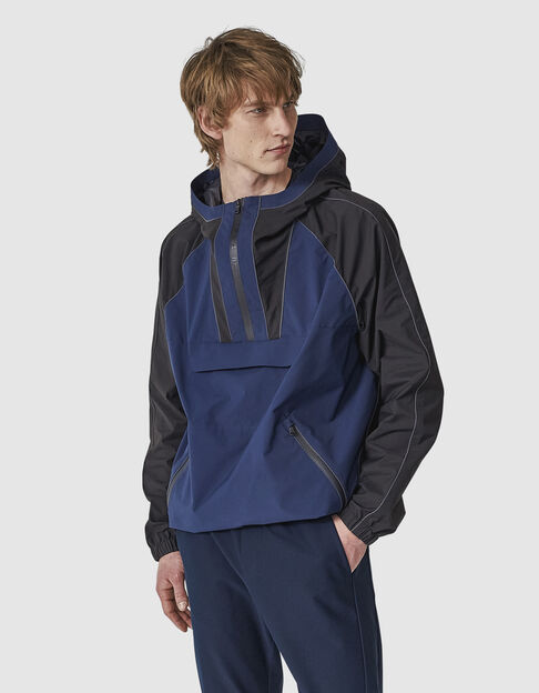 Men’s navy and black WATER REPELLENT AND REFLECTIVE jacket