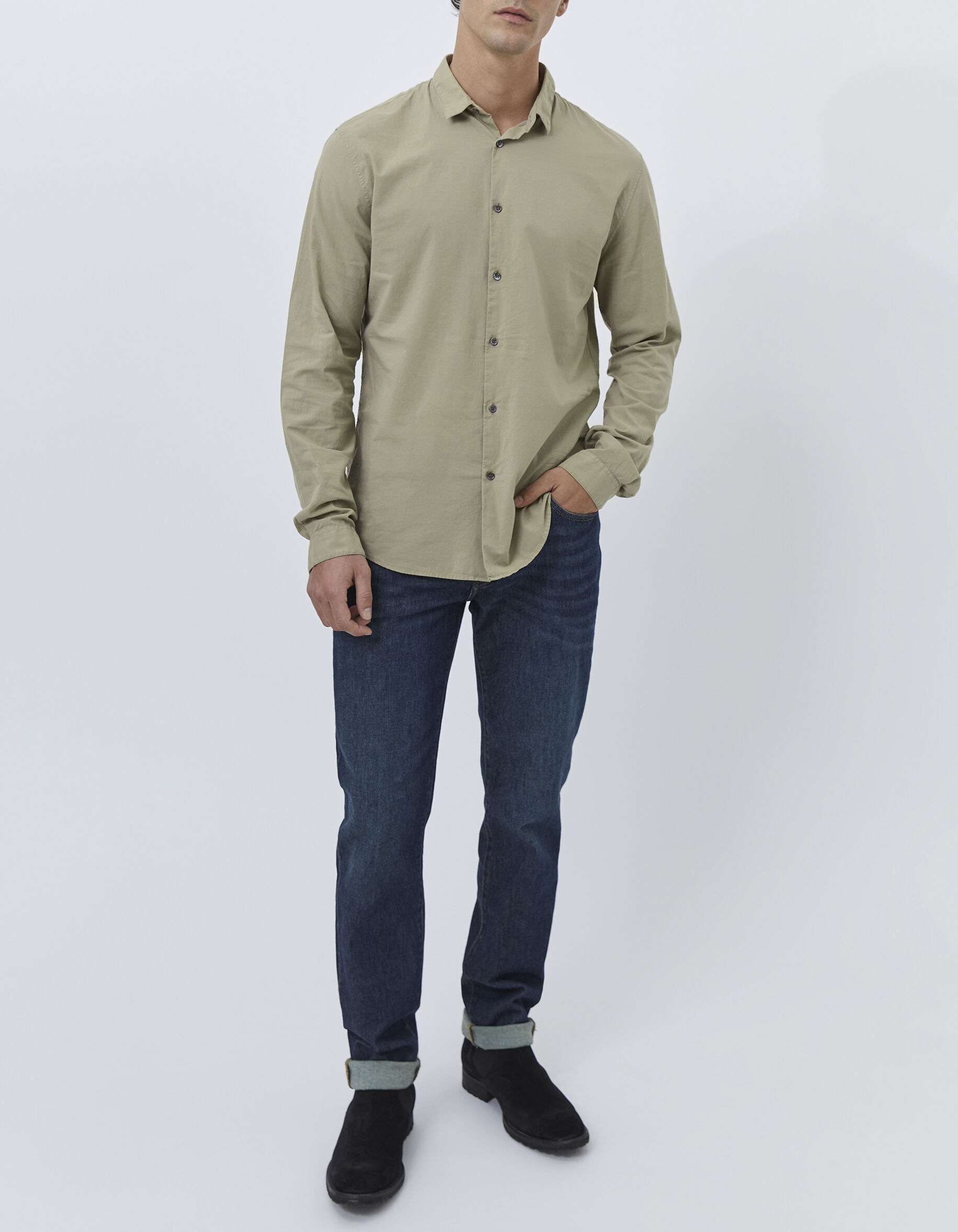 Chemise clearance kaki ikks