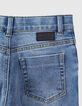 Light blue jeans dad fit print REPREVE jongens -5