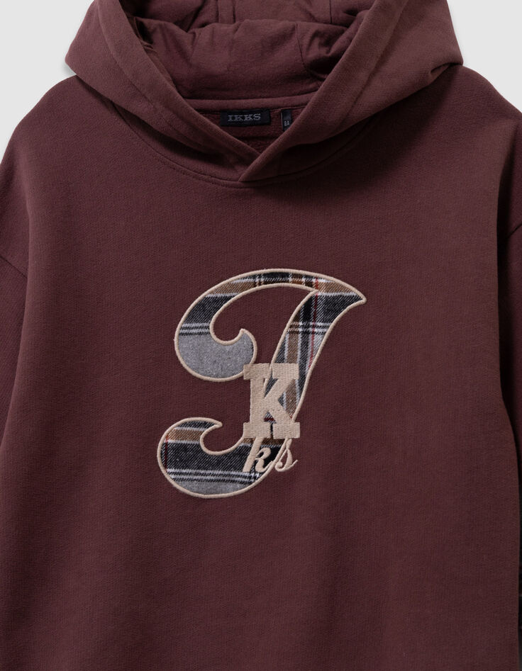 Camiseta sudadera marr&oacute;n trampantojo para ni&ntilde;o-2