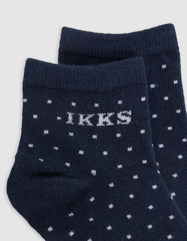 Navy and white socks for boys-5