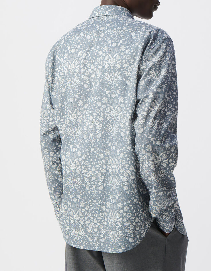 Men&rsquo;s storm shell Liberty fabric SLIM shirt-3