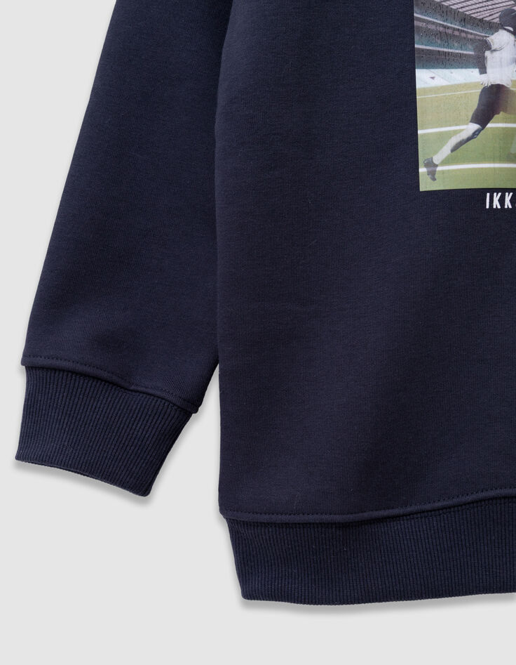 Boys’ navy hoodie with lenticular image-4 Boys’ navy hoodie with lenticular image-4