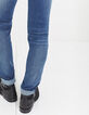 Men's slim-fit blue trousers-4