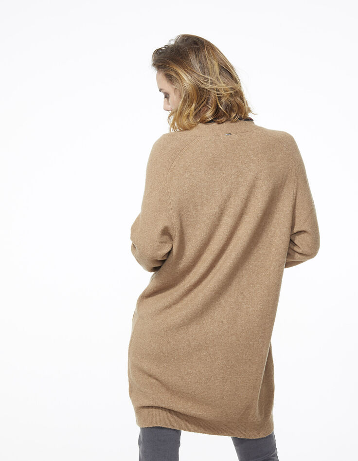 Cardigan long femme-3