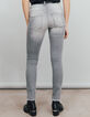 Grijze slim jeans high waist 7/8 sculpt up dames-8
